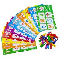 Игра с прищепками «Учим буквы»