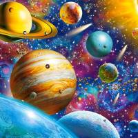 Пазлы «Солнечная система» (1000 элементов)