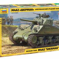 Сборная модель «Американский танк Шерман»